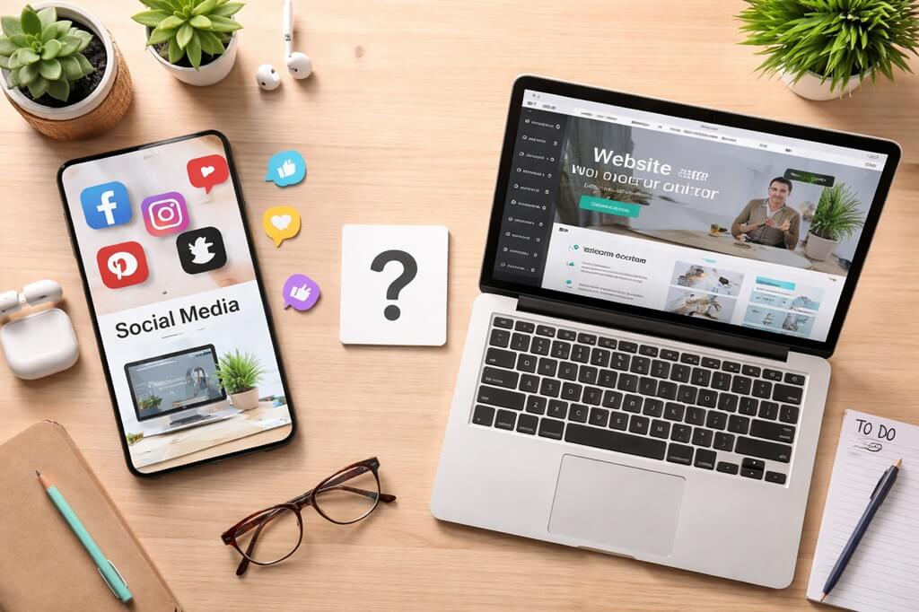 Gratis hemsida eller sociala medier – vad räcker för ditt varumärke?